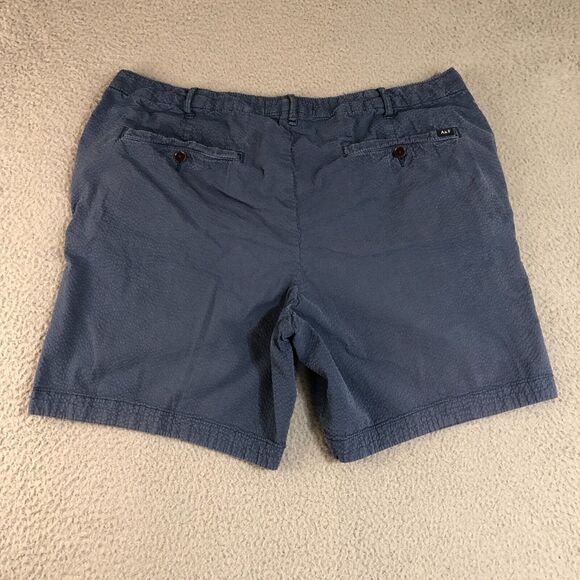 Abercrombie & Fitch Shorts Mens 36‎ Blue Chino Preppy Dadcore Logo Solid Pocket - Picture 5 of 9